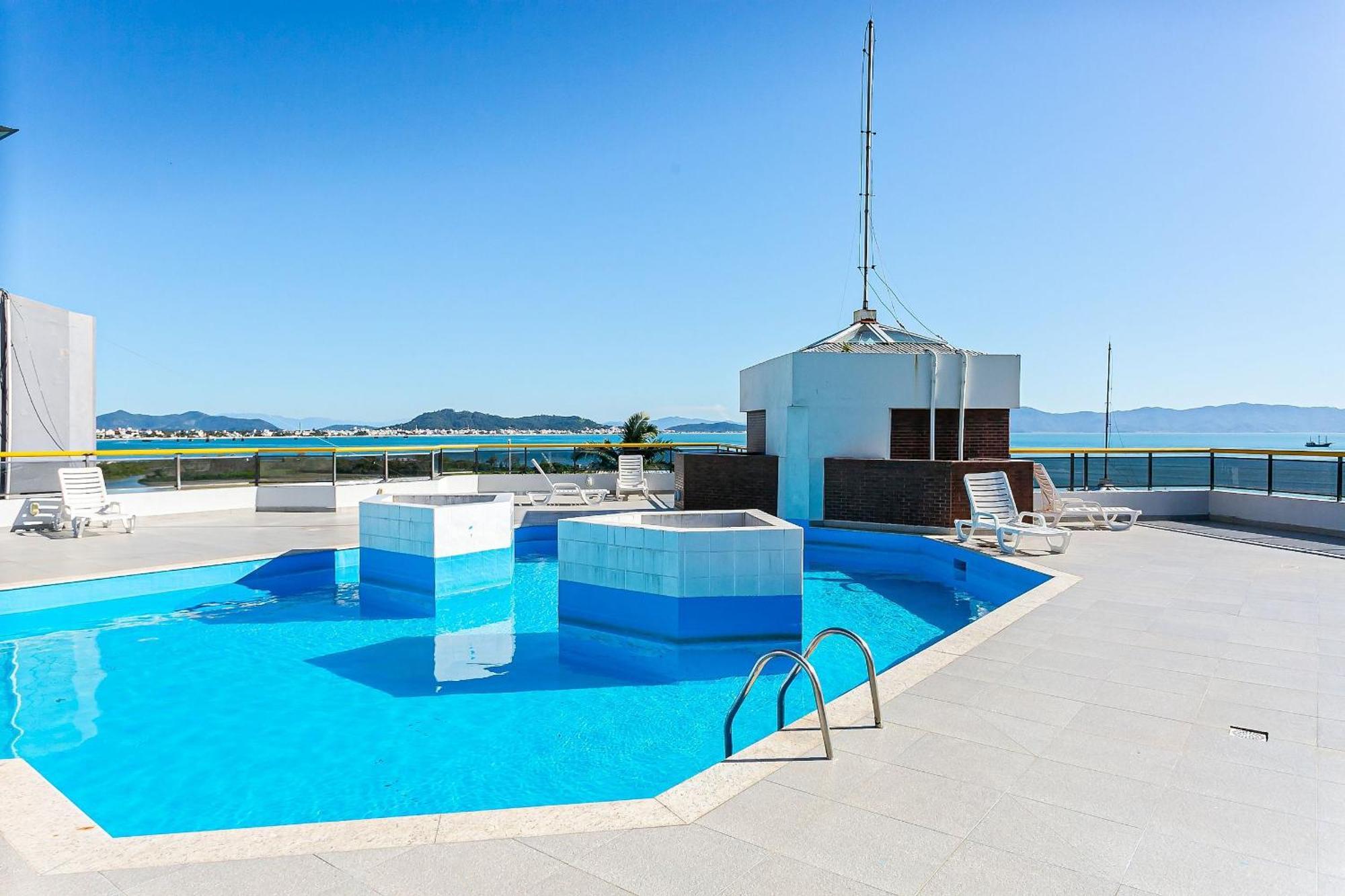 Apto com varanda vista mar GVM133 Florianopolis Exterior foto