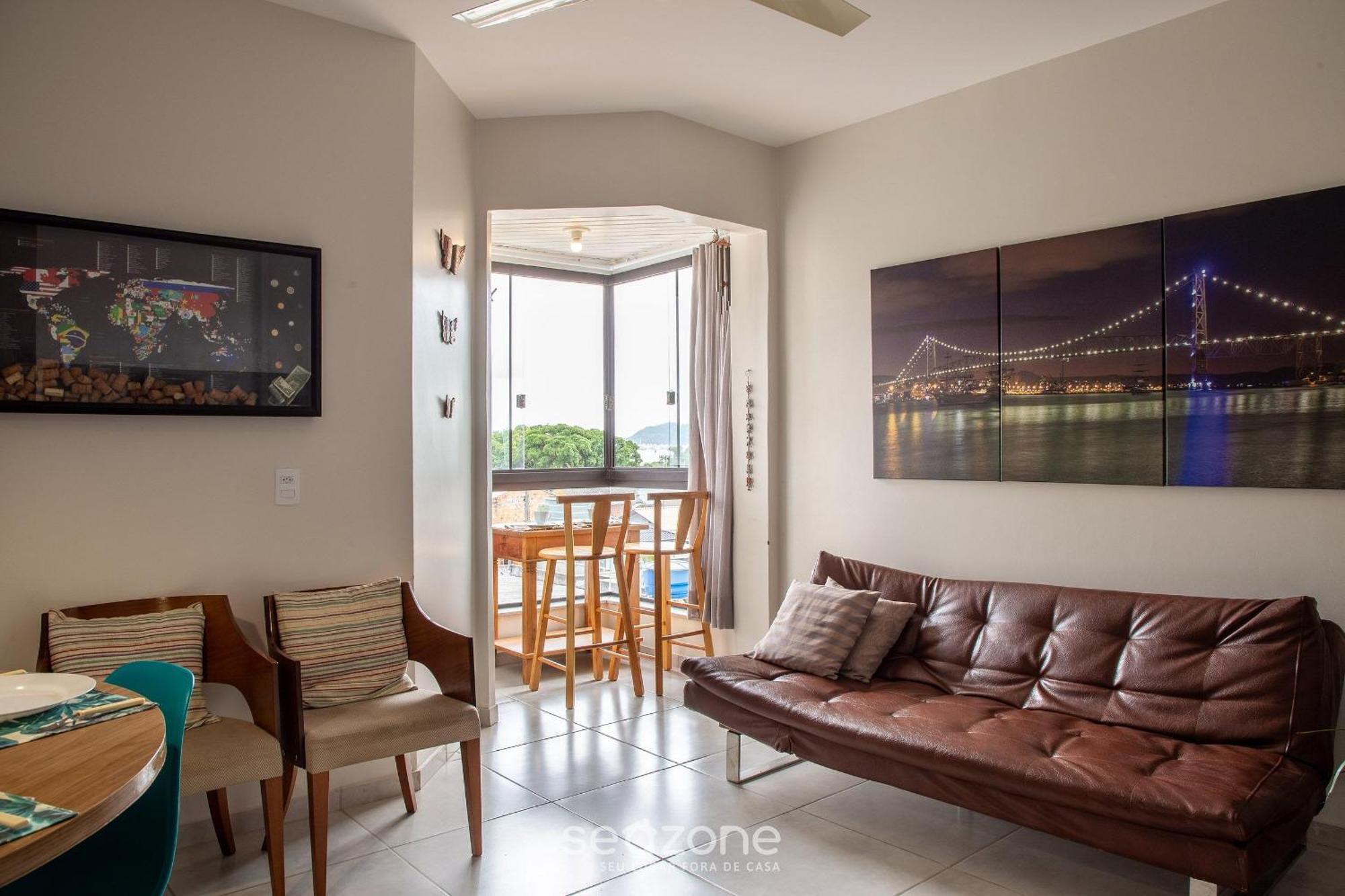 Apto com varanda vista mar GVM133 Florianopolis Exterior foto