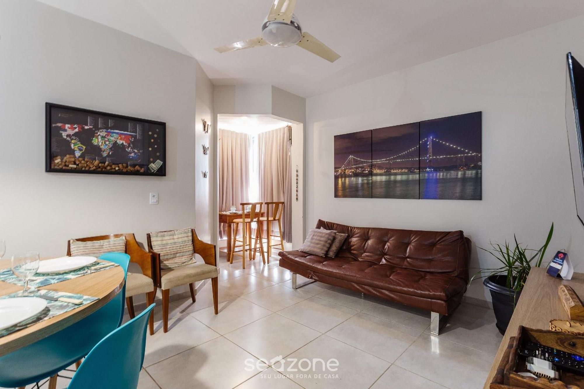 Apto com varanda vista mar GVM133 Florianopolis Exterior foto