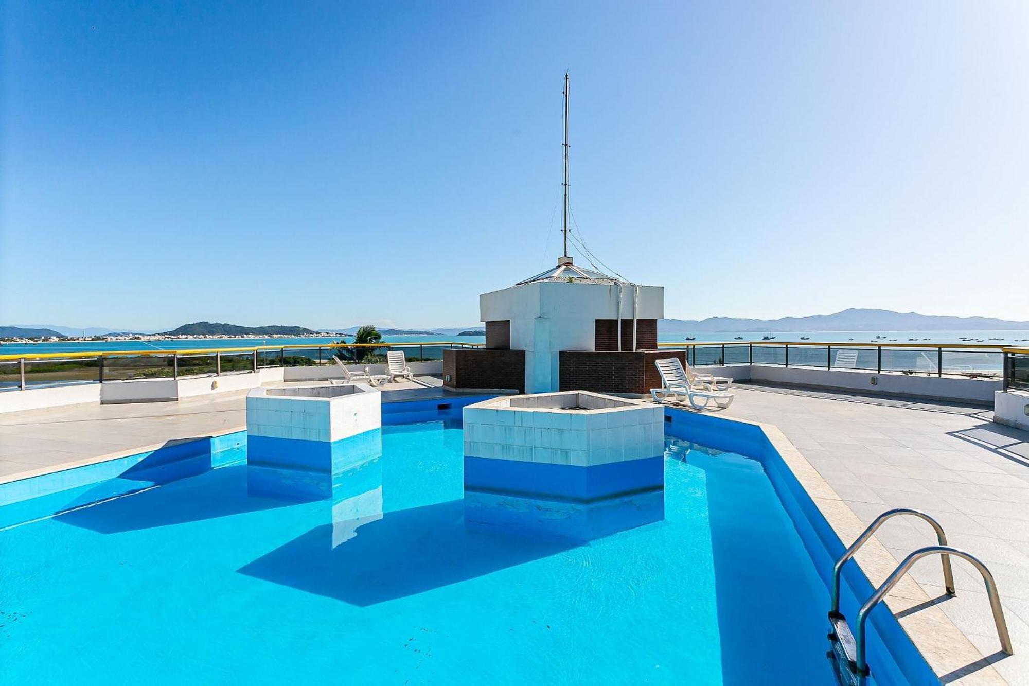 Apto com varanda vista mar GVM133 Florianopolis Exterior foto